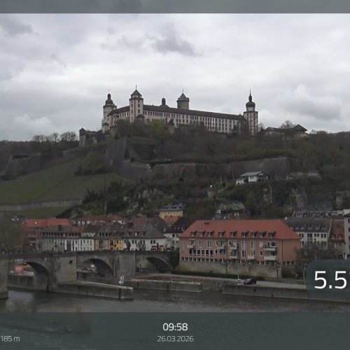 Würzburg Scenic View from Hotel Alter Kranen