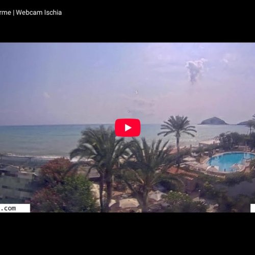 Maronti Beach HD Live Webcam: Ischia, Italy