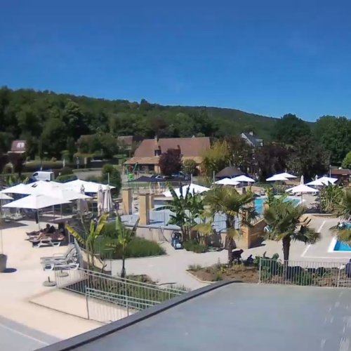 Camping Le Paradis Live Webcam: Saint-Léon-sur-Vézère, Dordogne