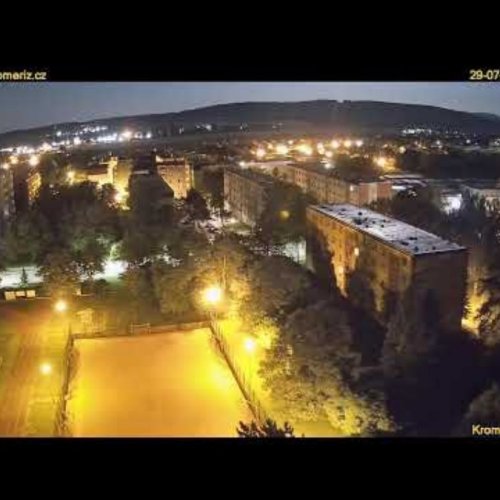 Kroměříž South Panorama Live | Czechia City View Webcam