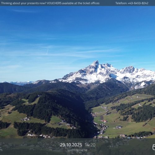 Filzmoos FlyingCam Live: Panoramic Views of the Austrian Alps