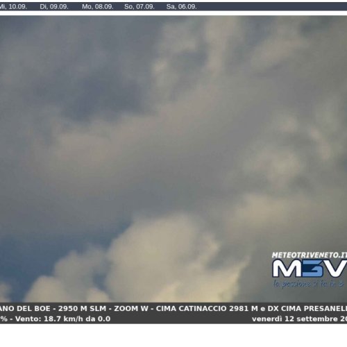 Sass Pordoi Webcam: Live Views from the Dolomites' Boe Plateau
