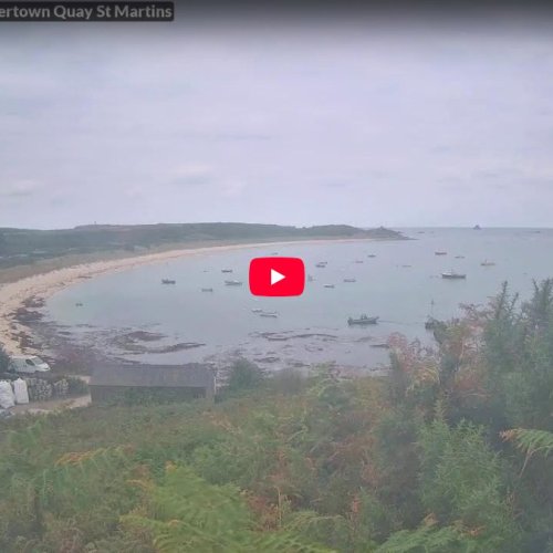 Higher Town Quay, St. Martin's Live Webcam: Isles of Scilly, England
