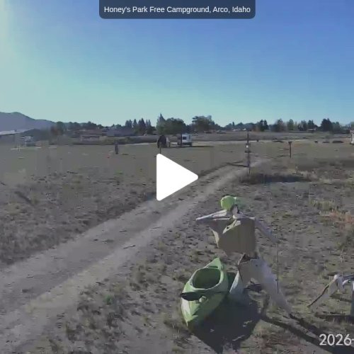 Honey's Park Campground Live View - Arco, Idaho 🏞️