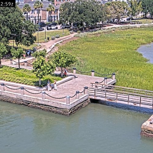 Charleston Waterfront Live Webcam: Historic Views & Harbor Activity
