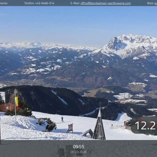 Werfenweng Bischling Live Webcam: Panoramic Views of the Austrian Alps