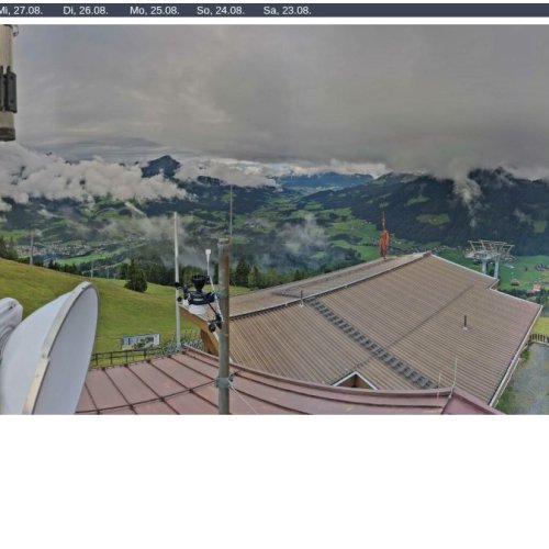 Live Webcam: Jakobskreuz & Pillersee Valley in St. Jakob, Austrian Alps