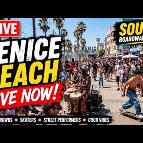 Venice Beach Recreation Center Boardwalk Live View