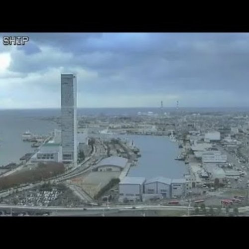 Shinano River Live: Niigata City Port & Media Ship Webcam