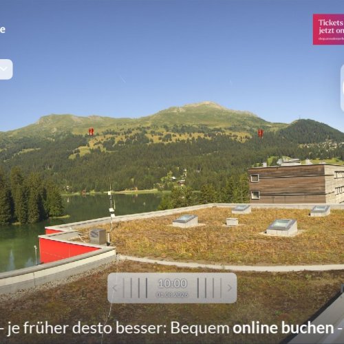 Lenzerheide Rothorn Valley Station Live Webcam