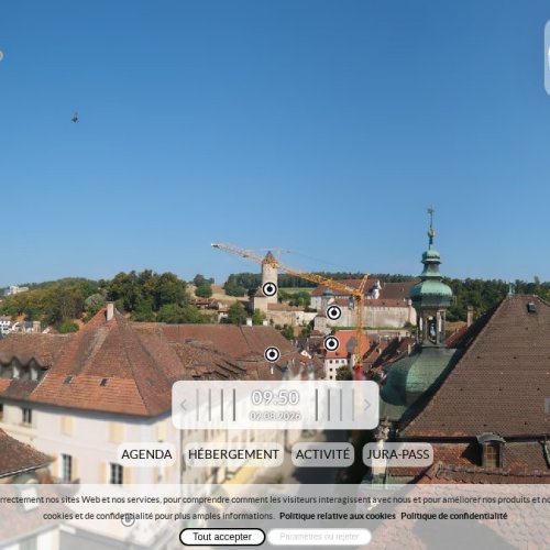 Jura Tourism Porrentruy Live Cam: Historic Swiss Town Views 🇨🇭