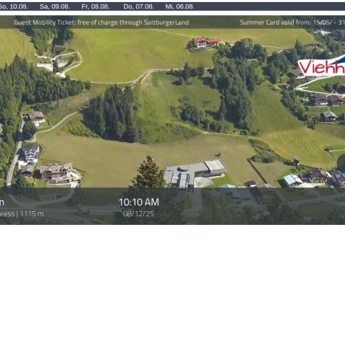 Viehhofen ZellamseeXpress Live Webcam: Alpine Views