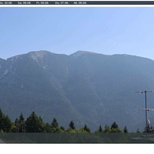 Achenkirch Christlum Live Webcam: Alpine Views from Achensee