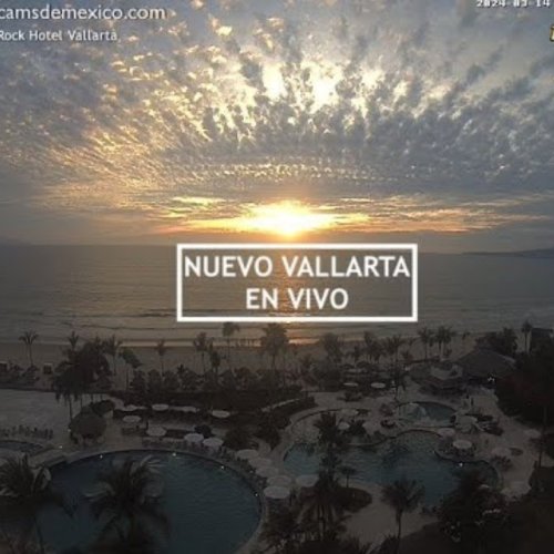 Live Nuevo Vallarta Beach Webcam: Pacific Coast Views