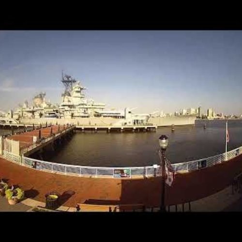 USS New Jersey Battleship Live Webcam: Historic Views from Camden, NJ