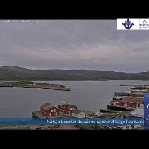 Mehamn Harbor & Fishing Village Live Webcam | Norway