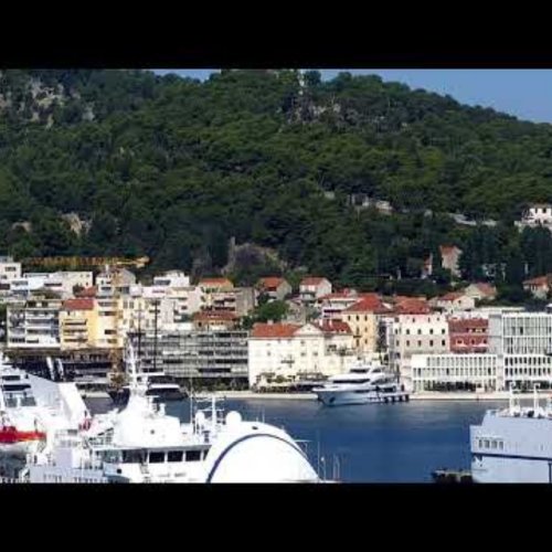 Split, Croatia Live Webcam: Port and City Views