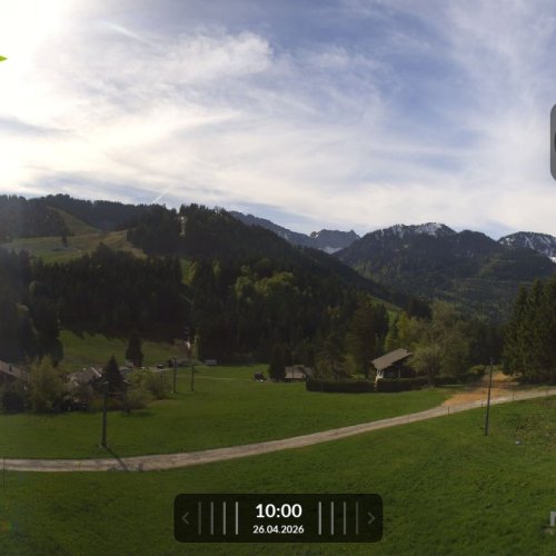 Les Paccots La Veveyse Live Webcam: Joncs Mountain Views