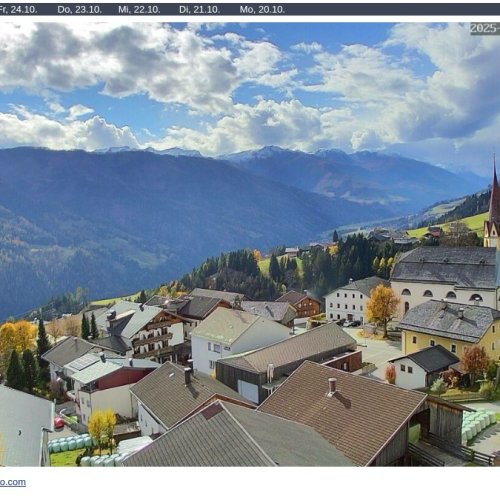 Anras Tritsch Live Webcam: Alpine Village and Mountain Views
