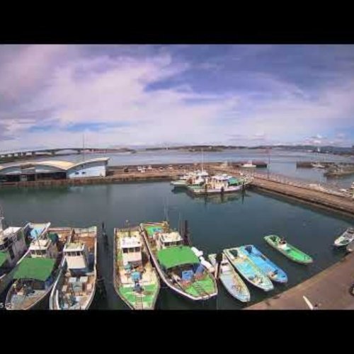 Maisaka Fishing Port & Hamana Bridge Live View | Hamamatsu, Japan