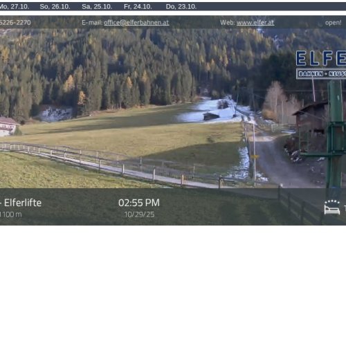 Live Webcam: Krössbach Elferlifte, Neustift im Stubaital, Austria