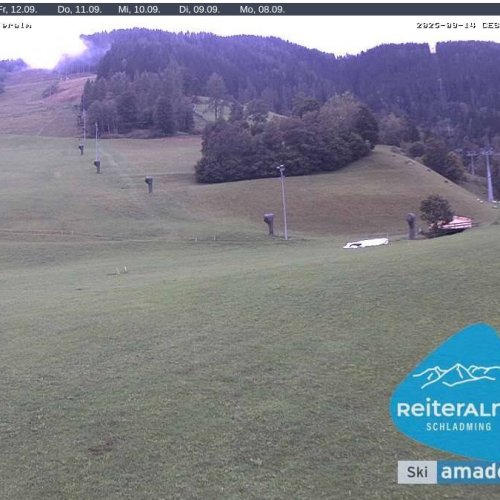 Reiteralm Gondelbahn Silver Jet Live Cam: Schladming, Austria