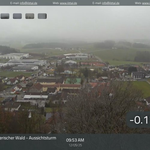 Büchlberg Bavarian Forest Live Webcam: Quarry Tower Views 🇩🇪