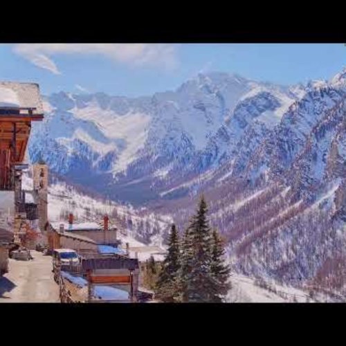 Saint-Véran Village: Live French Alps Mountain Webcam