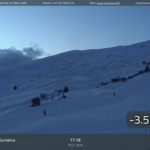 Brigels Surselva Webcam: Live Views from Alp Dado, Swiss Alps