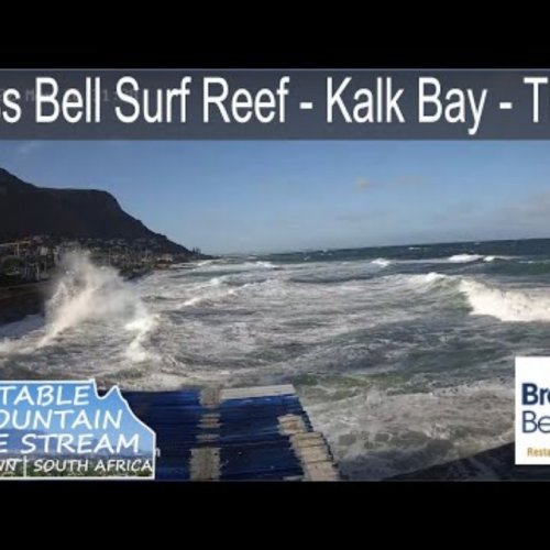 Brass Bell Surf Reef Live Cam: Kalk Bay, False Bay, South Africa