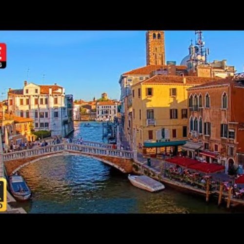 Venice Live Cam: Ponte delle Guglie Canal Views