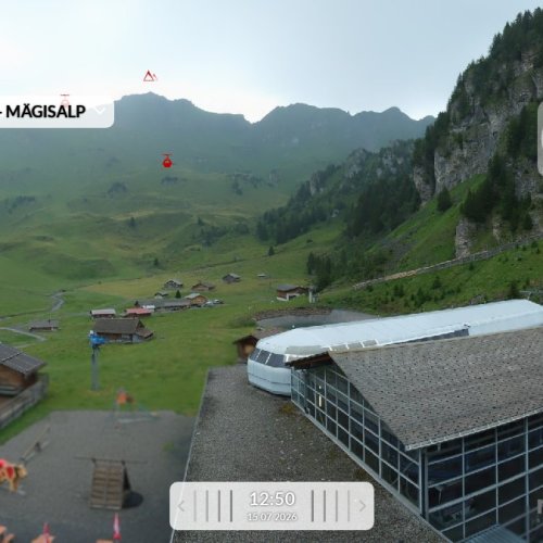 Meiringen-Hasliberg Mägisalp Webcam: Live Alpine Valley View
