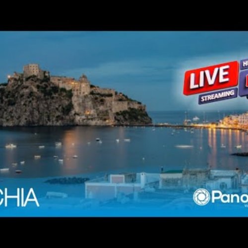 Ischia Porto Live: Aragonese Castle and Bay Webcam