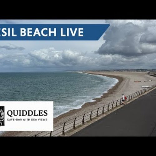 Chesil Beach Live Webcam: Quiddles Cafe, Portland, Dorset, UK