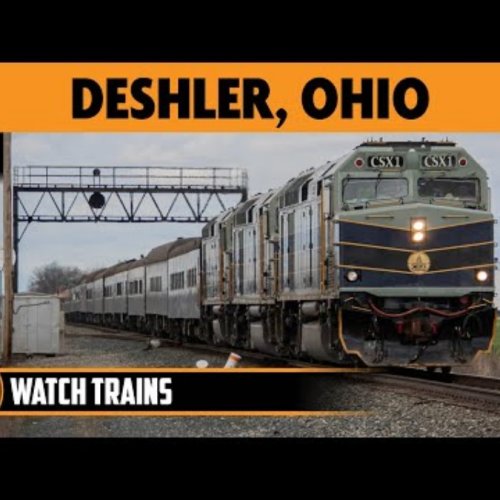 Deshler Crossroads CSX Diamond PTZ | Train Activity Live