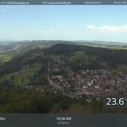 Oberstaufen, Bavaria Live Webcam: Scenic Allgäu Views & Town Life