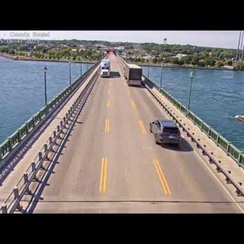 Peace Bridge Live Webcam: Buffalo-Fort Erie Border Crossing