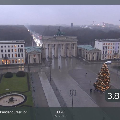 Live from Berlin: Brandenburg Gate & Pariser Platz Webcam