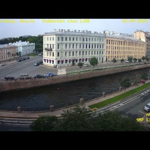Griboyedov Canal Live HD Webcam, Saint Petersburg Russia