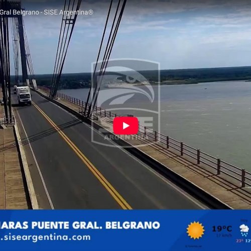 Puente General Manuel Belgrano Live Cam, Argentina