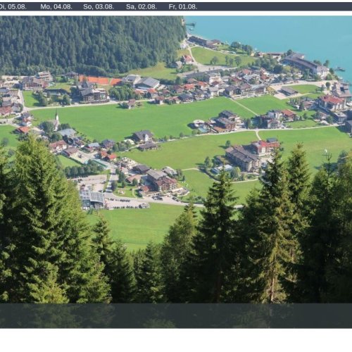 Pertisau Achensee Live Webcam: Panoramic Karwendel Mountain Views
