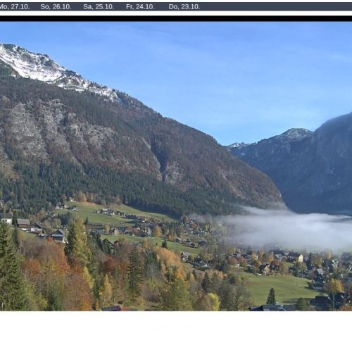 Loser Mountain & Altaussee Valley Live Webcam View, Austria