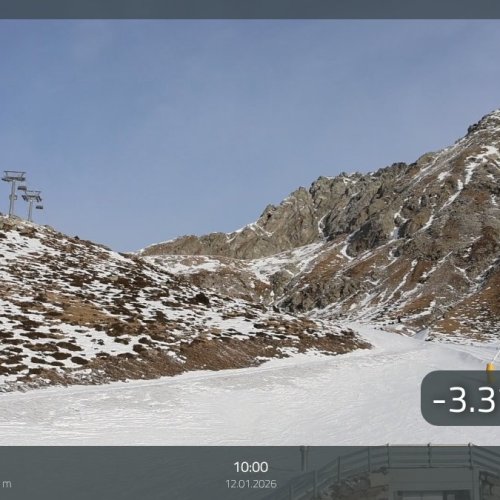 Live Merano 2000 Webcam: Naifjoch Berg Ski Views