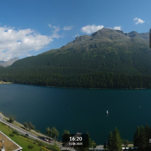 Badrutt's Palace Webcam: Live St. Moritz Panorama