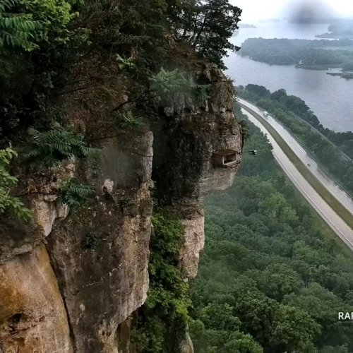 Great Spirit Bluff Falcons Cliff