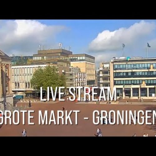 Grote Markt Live Webcam: Groningen City Center