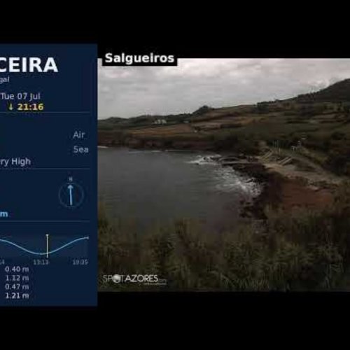 Biscoitos Coast & Natural Pools Live View