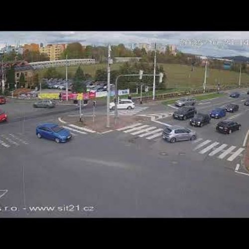 Kvítkovice Crossroads Live Webcam: Otrokovice, Czechia