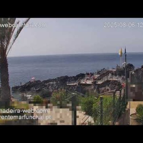 Ponta Gorda Beach Complex Live Webcam, Funchal, Madeira