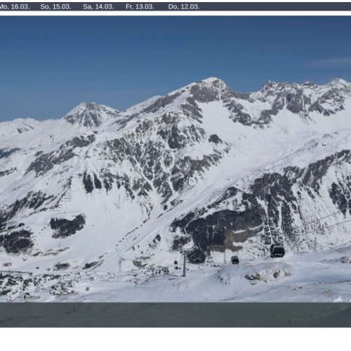 Live Webcam: Stuben am Arlberg - Albona Ski Resort View